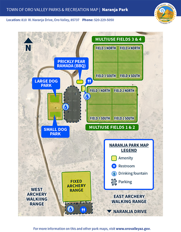 Naranja Park Oro Valley It S In Our Nature   Naranja Standalonemap 