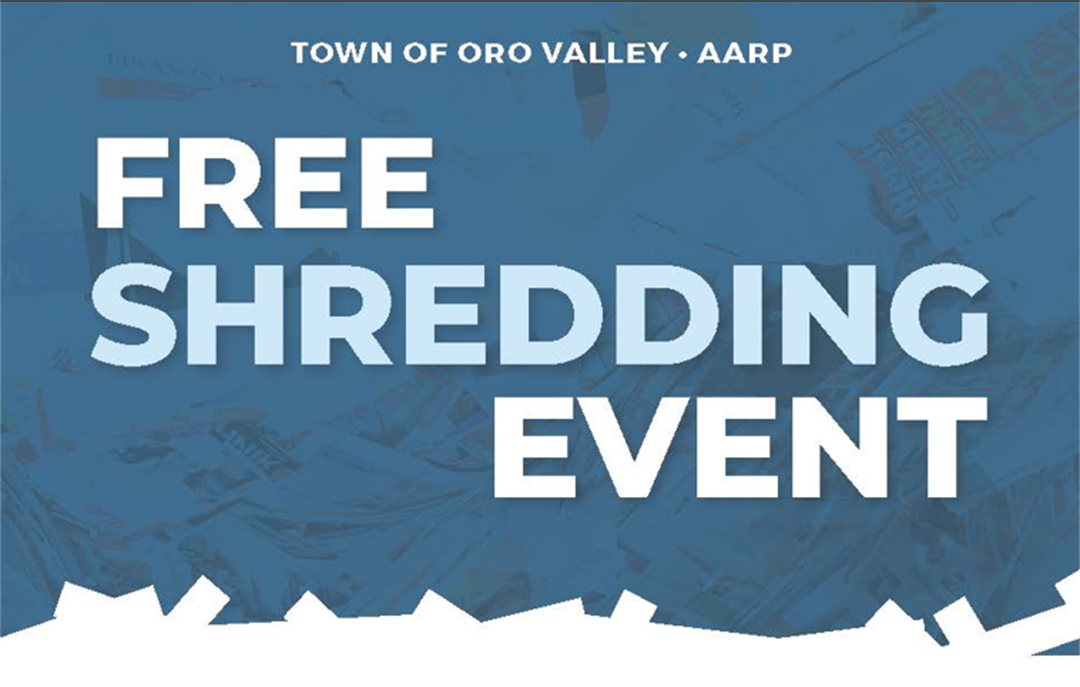 Free shredding event for Oro Valley residents on November 19 Oro