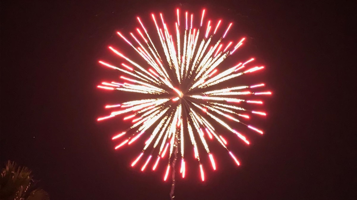 Fireworks at Oracle Park